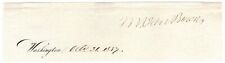 Martin Van Buren - Ink Signature as President - In Near Pristine Condition picture