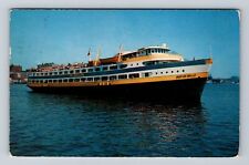Boston Belle Excursion Vessel, Wilson Line Transportation Vintage c1959 Postcard picture