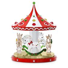 SWAROVSKI CRYSTAL HOLIDAY CHEERS CAROUSEL 5637096 .NEW IN BOX picture