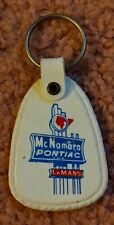 Vintage MC NAMARA PONTIAC LEMANS with Logo Keychain Orlando FL SWINDLED GMAC picture
