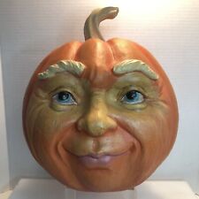 Trumpkin Pumpkin Weird Human Face Pumpkin Creepy Halloween picture