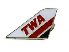 TWA Trans World Airplane Tail Color Replica Logo Tack Lapel Pin Pilot Stewardess picture