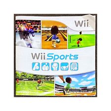 Card w/ Wii Sports Nintendo Instruction Manual Only *NO GAME*or Case Freeship VG picture