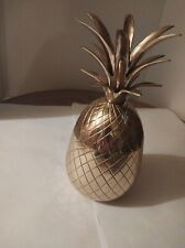 Solid Brass Pineapple Candy Dish Trinket Holder 13