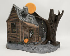 Vintage 70s Halloween Kimple Mold Haunted House Ceramic Non Lighted Indoor Decor picture