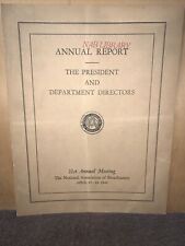 21st Annual Convention National Association Of Broadcasters 1943 Booklet￼ WW2 picture