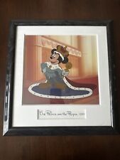 DISNEY Mickey Mouse The Prince and the Pauper 1990 Sericel Lmtd Ed: 5000 w CoA picture