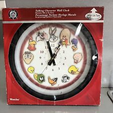 Vintage looney tunes talking character wall clock, Westclox picture