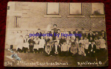 Ashtabula OH-Ohio, East Side School, 2nd grade RPPC Vintage Postcard picture