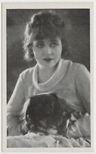 Ethel Clayton w/ Dog circa 1917-1921 Kromo Gravure Trading Card - Alternate Pose picture