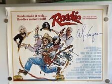Alice Cooper Hand Signed ROADIE  ORIGINAL 1/2 Sheet Movie Poster JSA certified picture
