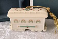 Vintage Lenox 1991 Train Dining Car Ornament Yuletide Express Collection picture