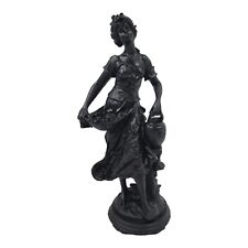 Vintage Moreau Statue Sculpture Figure Woman With Jug And Flowers Art Nouveau  picture