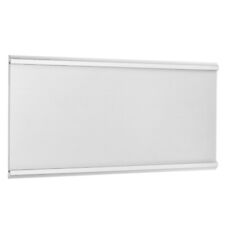 10.92x4.68inch Name Plate Holder,2Pcs Wall Mount Type W Name Plate Silver Tone picture