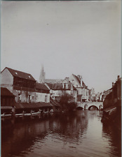 France, Chartres, view of Eure Vintage print, vintage print, shot picture