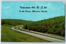 Missouri MO Postcard Pictorial View Interstate Highway Missouri Ozarks Route 66 picture