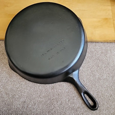 Vintage Unmarked #10 Wagner Cast Iron Skillet - Fully Restored picture