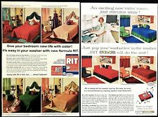 Rit fabric color dye ad vintage 1960's retro bedroom laundry (2) advertisements picture
