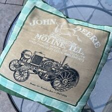 Vintage John Deere Blanket Folds Into Pillow MODEL N 1917-24 super RARE 65x41 In picture