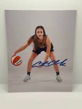 Caitlin Clark Blue Dribble Indiana Signed Autographed Photo Authentic 8X10 COA picture