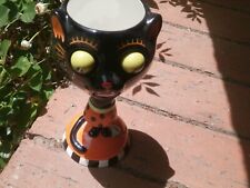 Dept. 56 Googley-Eyed Halloween Cat Goblet,. picture
