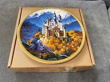 Pickard China 1990 Darrell Sweet Romantic Castles in Europe Plate Ludwigs Castle picture