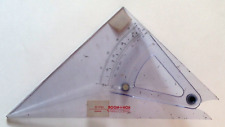 Vintage KOH-I-NOOR RAPIDOGRAPH Clear Acrylic Triangle Made in Denmark picture