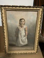 ANTIQUE VICTORIAN 4 LAYER ORNATE WOOD GILT GESSO FRAME STUNNING Large picture