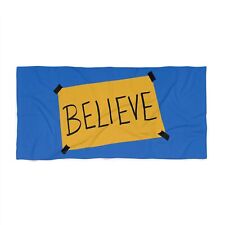 Fan Graphic Print Tribute to Ted Lasso Believe Sign Beach Towel picture