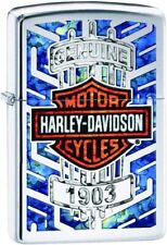 Zippo Harley Davidson Logo High Polished Chrome 29159 picture
