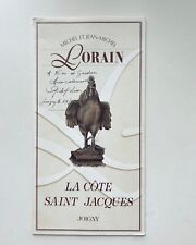 La Cote Saint Jacques Menu Signed 1997 Michelin 3 Star Joigny France Vintage picture