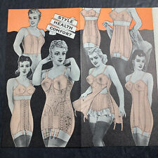 C 1940’s NuBone Lingerie Ladies Underwear Pin Up Pretty Girls Erie Pennsylvania picture