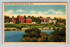 Bangor ME-Maine, Eastern Maine General Hospital, Antique Vintage Postcard picture