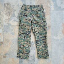 Marine Corps USMC Green Woodland Digital Camo Trousers Pants Adult Medium Short picture