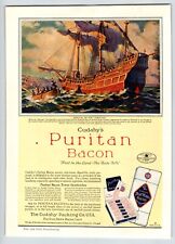 1929 Antique Cudahy’s Puritan Hams Bacon Lard Print Ad Advertising picture