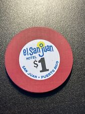 $1 El San Juan San Juan Puerto Rico Casino Chip **Very Rare** picture