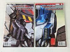 Transformers IDW #22B & 23B Milne Variant Covers NM Optimus Prime Megatron 2011 picture