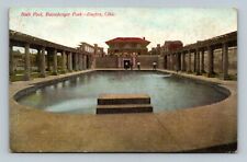 Dayton OH-Ohio, Bath Pool, Baumberger Park Postcard picture