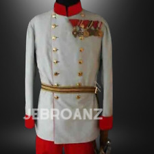 New General Staff Officer Military White Wool Tunic Imperial Staff Officer Coat picture