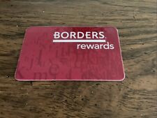 Vintage Borders Books & Music Rewards Card picture