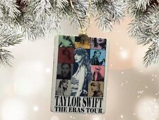 Handcrafted Taylor Swift Eras Tour Holiday Christmas Keepsake Tree Ornament 3.5” picture