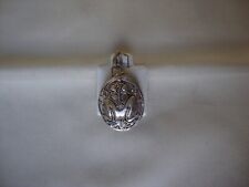 VINTAGE 1970s BALI BEAD WIRE WORK SILVER 925 FROG PILLBOX/LOCKET PENDANT picture