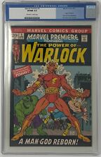 Marvel Premiere #1 CGC 9.0 1972 Origin of Warlock; Hulk & Thor app Marvel Comics picture