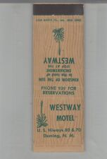 Matchbook Cover Westway Motel Deming, NM picture