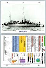 Durandal - 1899 - Destroyers - Atlas Warships Maxi Card picture