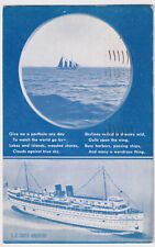 GREAT LAKES SHIPPING LINER SS SOUTH AMERICAN 1940 TO ALICE SKINNER, LIMA OHIO picture