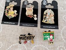 Disney Pin Trading Around the World  NEW- Vintage Pins  (5 ) Five-Different Pins picture