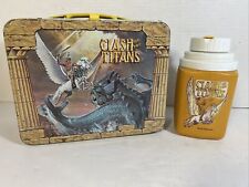 CLASH OF THE TITANS Metal Lunch Box Thermos 1980 King-Seeley Lunchbox picture