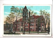 1926 Antique Postcard Norristown PA Pennsylvania High School picture