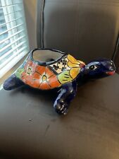 Talavera Turtle Planter  Hand Painted Ceramic picture